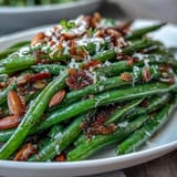 Roasted Garlic Green Beans