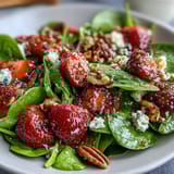 Spring Strawberry Spinach Salad