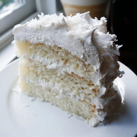Classic Tender Coconut Cake