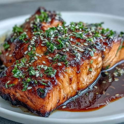 Savory miso salmon served hot on wilted spinach, garnished with lemon wedges for a fresh finish.