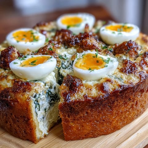 Easter Savory Pie with Ham