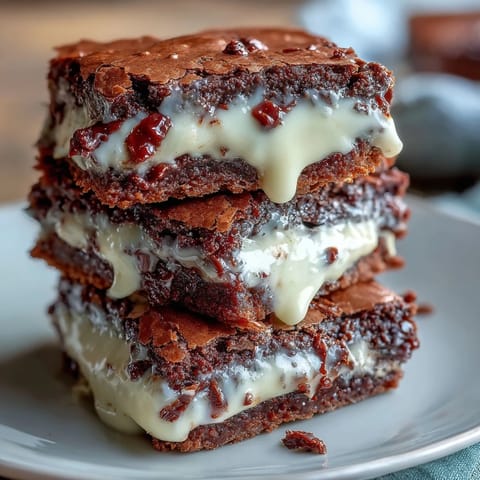 Decadent brownie cookies stuffed with creamy cream cheese filling, perfect for chocolate lovers.
