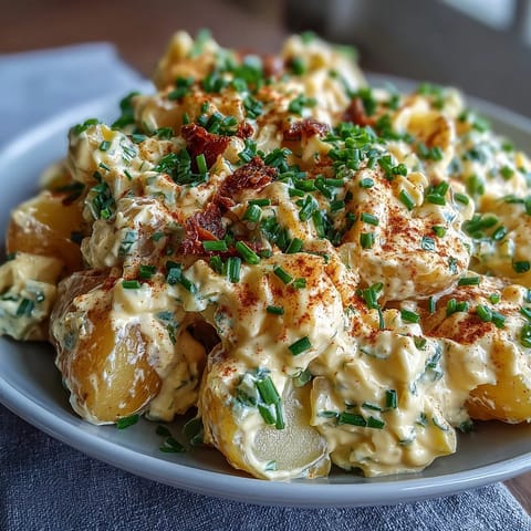 Classic Deviled Egg Potato Salad