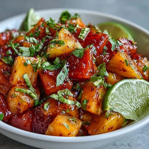 Mango Chile Lime Fruit Cups