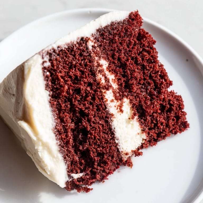 This homemade red velvet cake offers a delicious combination of flavors and is sure to impress.