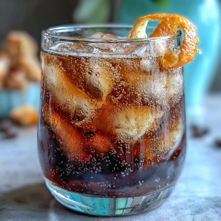 Sip this vibrant Cold Brew Coffee Tonic with Orange Zest, perfect for brunch.